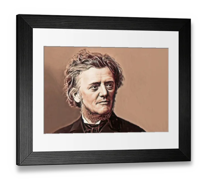 Framed Print : Portrait of Georg Balthazar von Neumayer