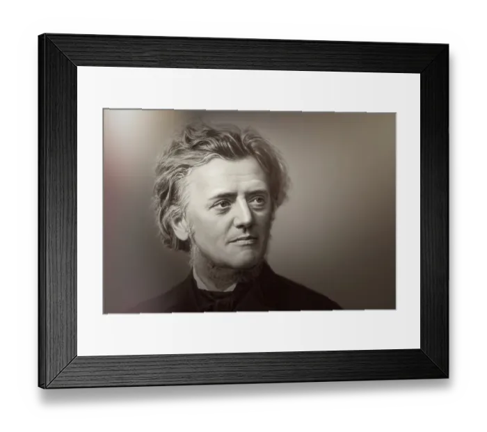 Framed Print : Portrait of Georg Balthazar von Neumayer