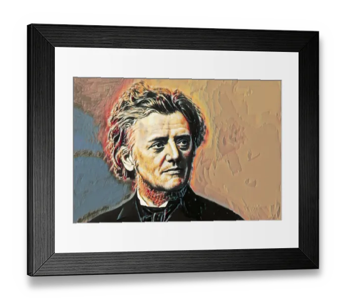 Framed Print : Portrait of Georg Balthazar von Neumayer
