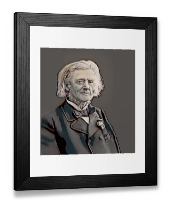 Framed Print : Portrait of Georg Balthazar von Neumayer