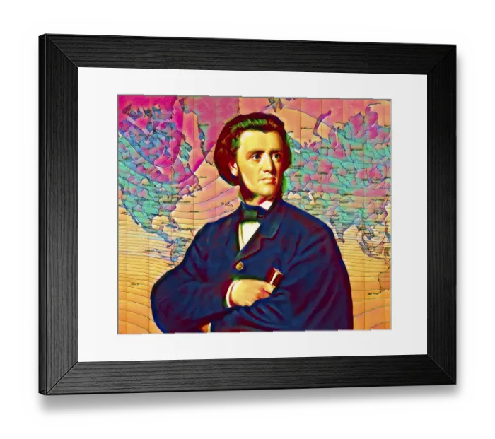 Framed Print : Georg Balthazar von Neumayer, Ritter von Neumayer