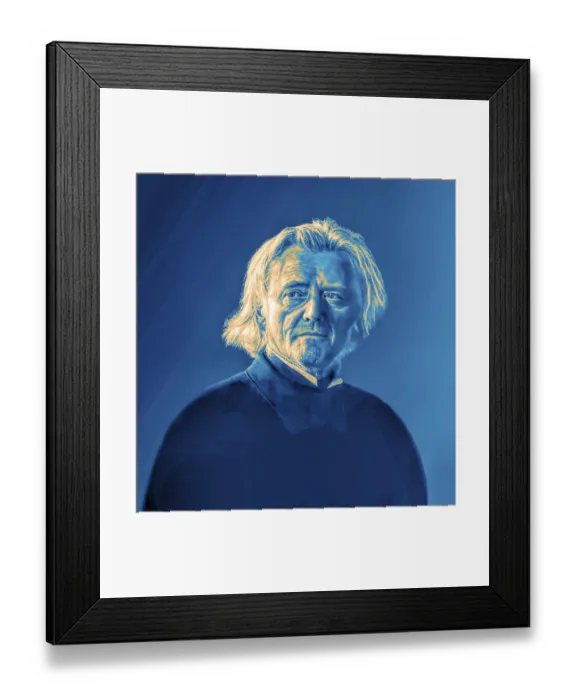 Framed Print : Portrait of Georg Balthazar von Neumayer