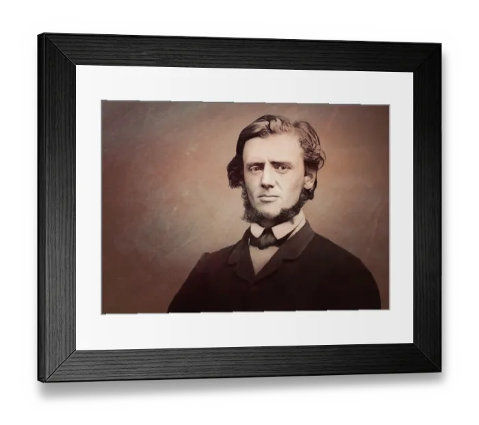 Framed Print : Portrait of Georg Balthazar von Neumayer