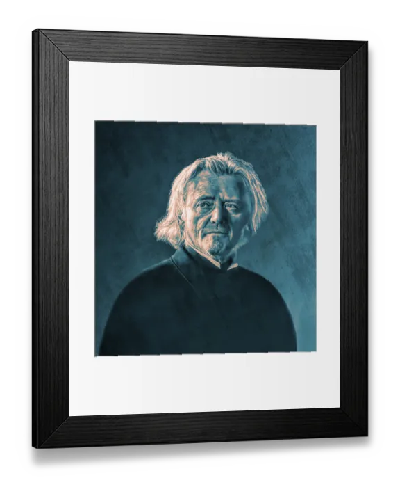 Framed Print : Portrait of Georg Balthazar von Neumayer