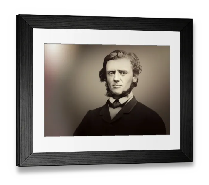 Framed Print : Portrait of Georg Balthazar von Neumayer Framed Print : Portrait of Georg Balthazar von Neumayer