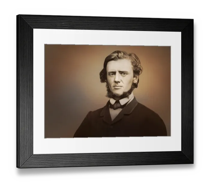 Framed Print : Portrait of Georg Balthazar von Neumayer