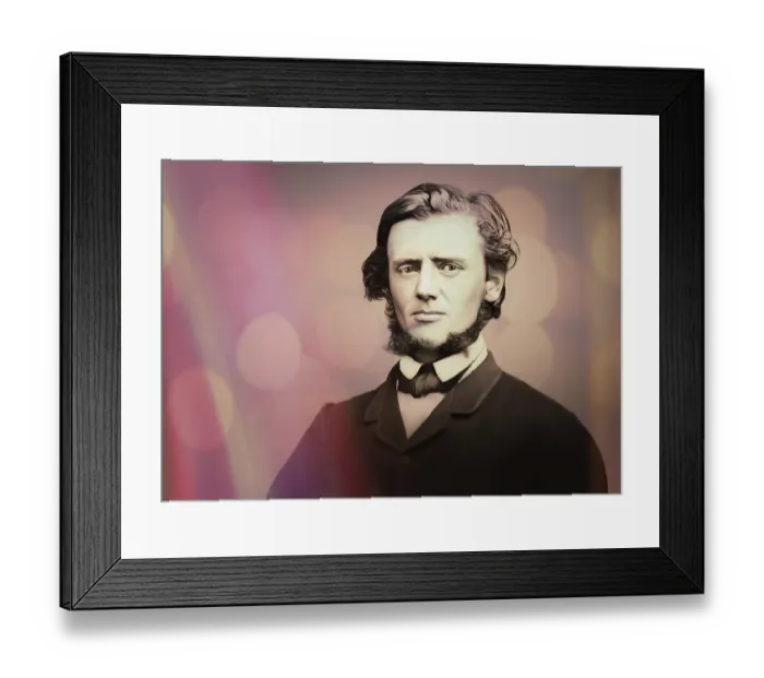 Framed Print : Portrait of Georg Balthazar von Neumayer