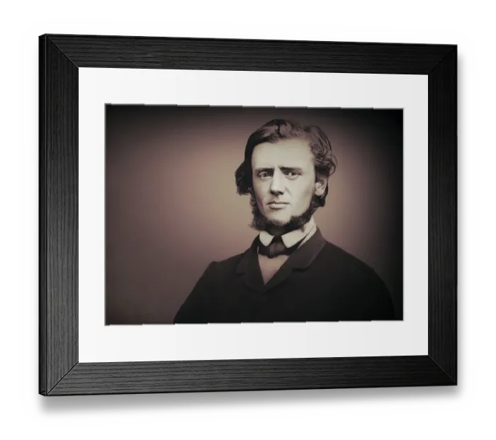 Framed Print : Portrait of Georg Balthazar von Neumayer