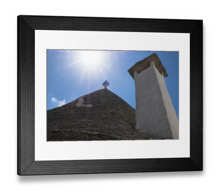 Framed Print : View of Trulli houses in Alberobello, Italy Framed Print : View of Trulli houses in Alberobello, Italy