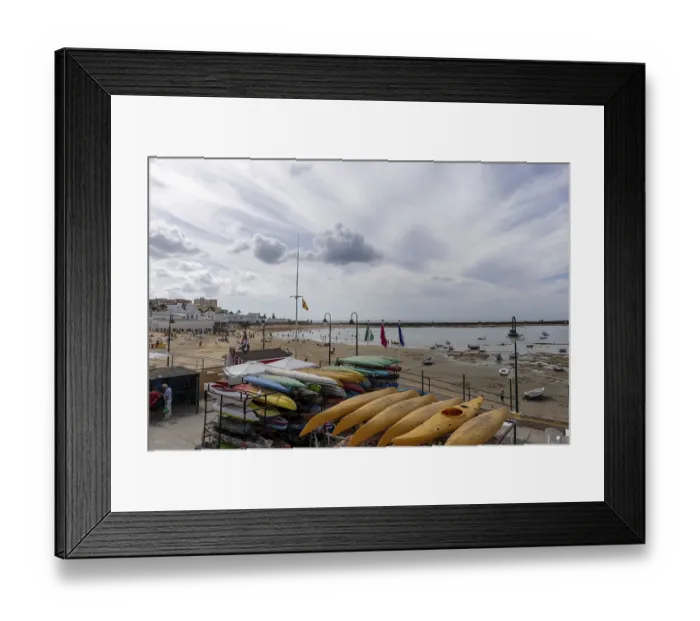 Framed Print : An old historic town. The skyline along the city beach and promenade shows its former glory