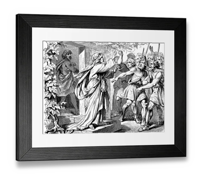 Framed Print : People spoke to Joash, give your son Gideon Framed Print : People spoke to Joash, give your son Gideon