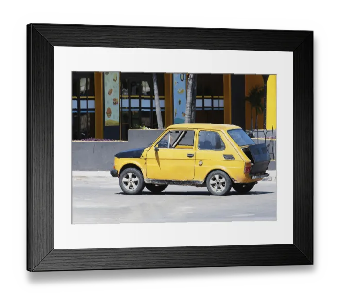 Framed Print : Classic car on street in Havana Cuba Classic car on street in Havana Cuba