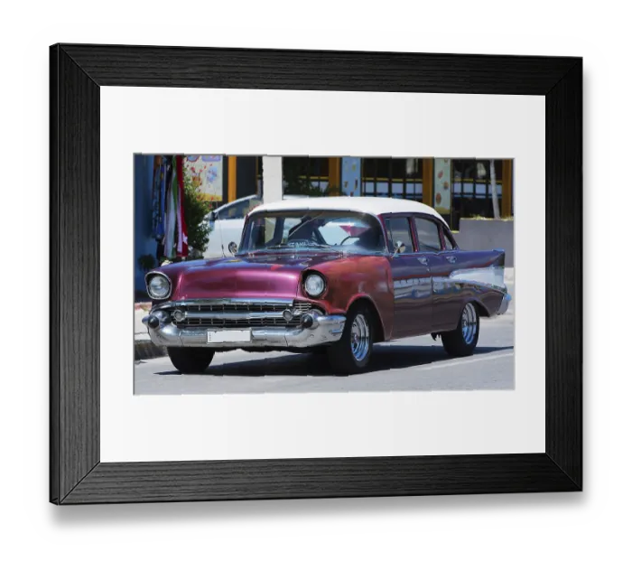 Framed Print : Classic American car in Havana in Cuba Vintage car in Havana Framed Print : Classic American car in Havana in Cuba Vintage car in Havana
