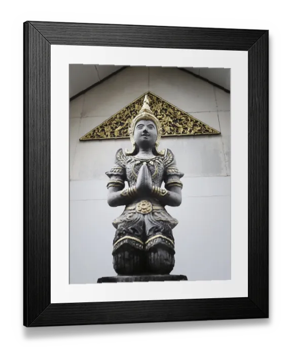 Framed Print : Thai religious sculpture
