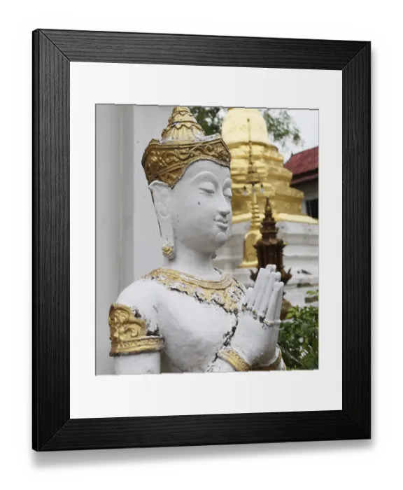 Framed Print : Thai religious sculpture