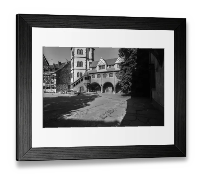 Framed Print : Germany, Halle, 5.8.1992, Burg Giebichenstein / Academy of Arts