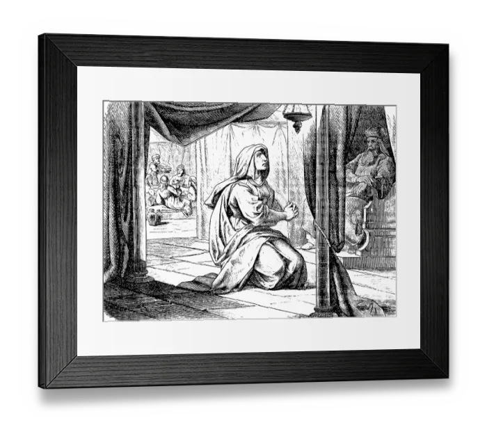 Framed Print : Anna prays at the Shrine at Silo