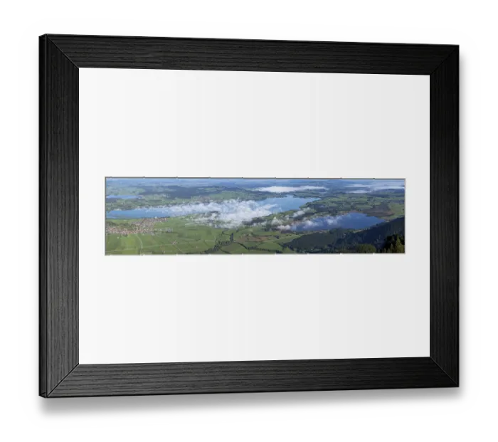 Framed Print : Panorama from Tegelberg, 1881m Framed Print : Panorama from Tegelberg, 1881m