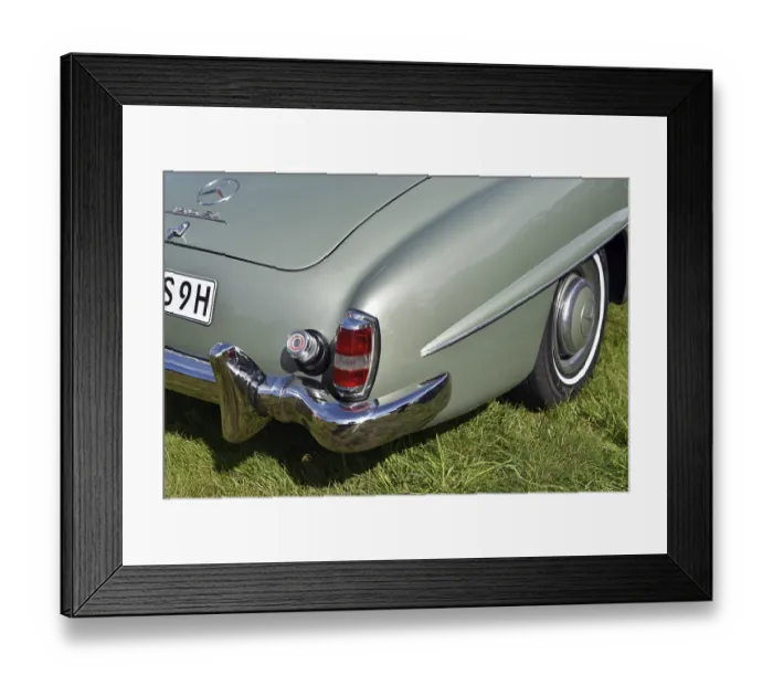 Framed Print : Mercedes-Benz W121 190 SL Roadster at a classic car meeting Framed Print : Mercedes-Benz W121 190 SL Roadster at a classic car meeting