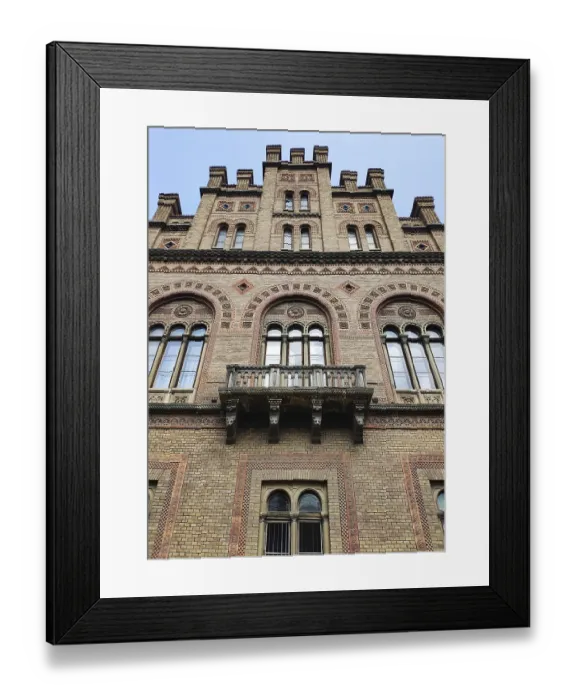 Framed Print : The architectural ensemble of the main campus of the National University