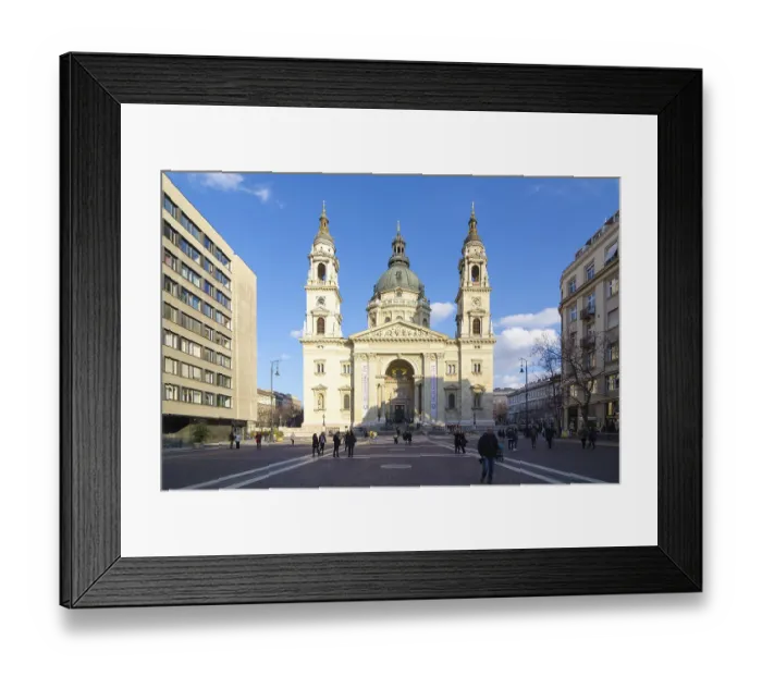 Framed Print : BUDAPEST, HUNGARY - FEBRUARY 20