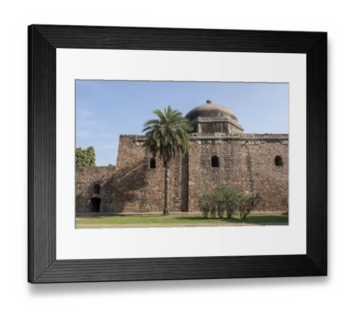 Framed Print : Humayun's tomb complex various tomb and surrounding park greenery scene Framed Print : Humayun's tomb complex various tomb and surrounding park greenery scene