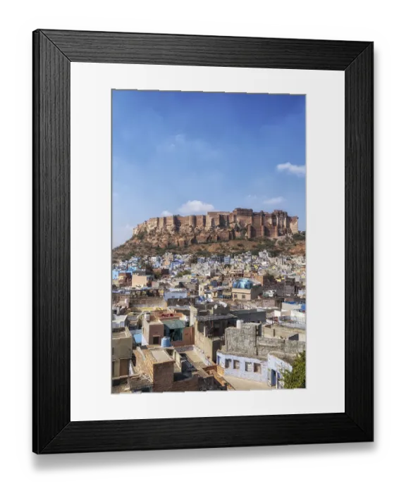 Framed Print : View of mehrangarh fort view during the day Framed Print : View of mehrangarh fort view during the day