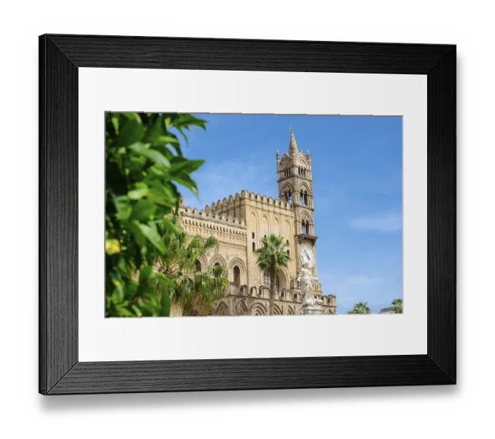 Framed Print : Metropolitan Cathedral of the Assumption of Virgin Mary in Palermo