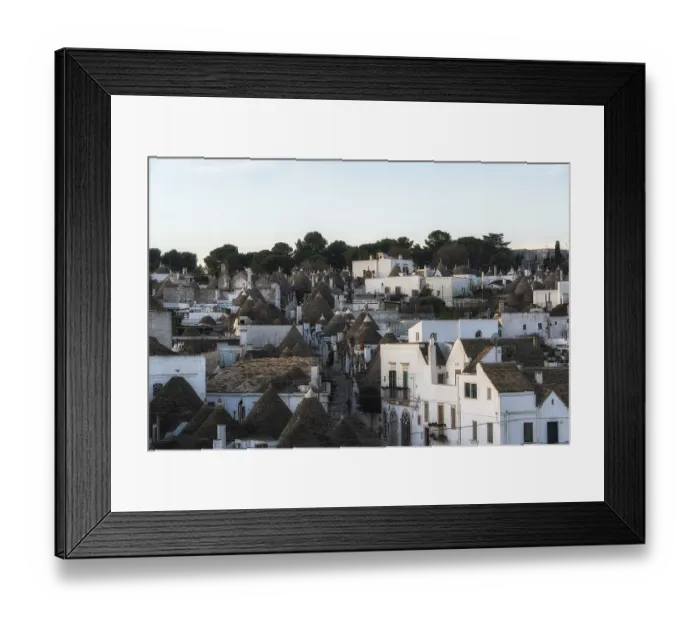 Framed Print : Alberobello Trulli Houses captured during sunrise hours