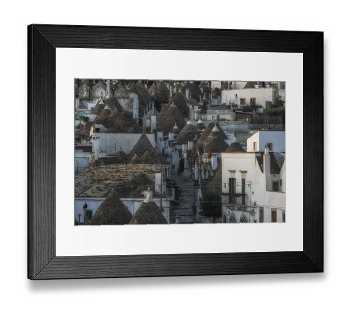 Framed Print : Alberobello Trulli Houses captured during sunrise hours