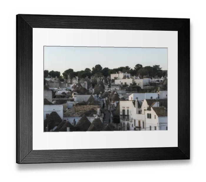 Framed Print : Alberobello Trulli Houses captured during sunrise hours