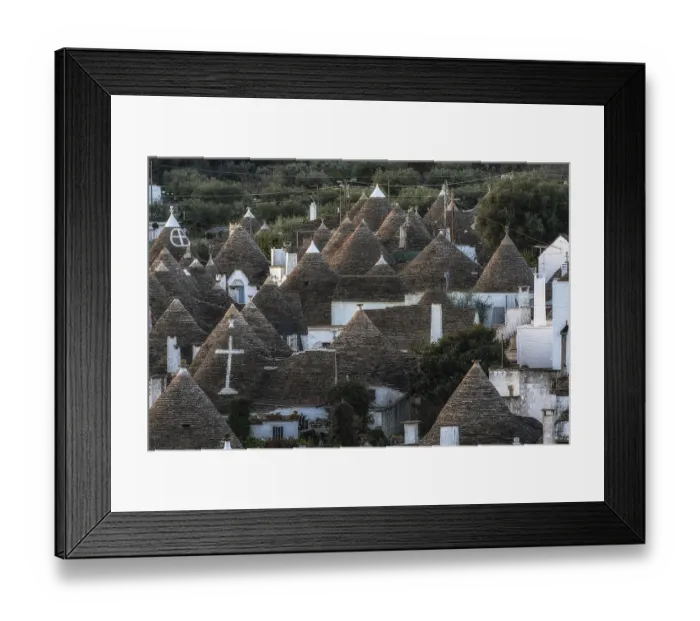 Framed Print : Alberobello Trulli Houses captured during sunrise hours