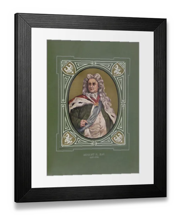 Framed Print : August the Strong (born May 12)