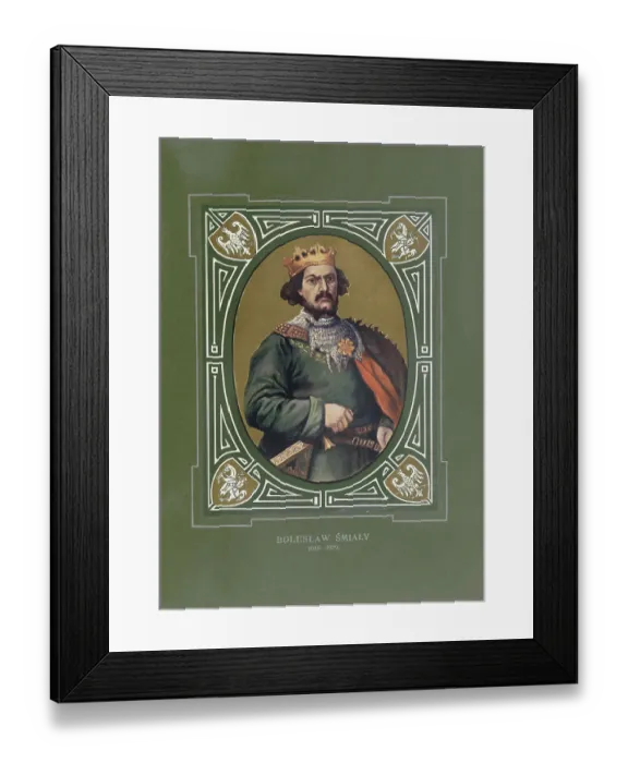 Framed Print : Boles|aw II, known as the Generous