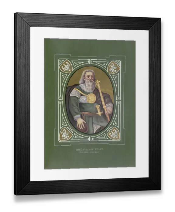 Framed Print : Mieszko the Old, Mieszko III. Stary Framed Print : Mieszko the Old, Mieszko III. Stary