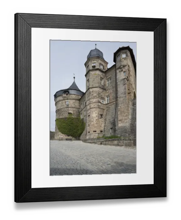 Framed Print : Rosenberg Fortress, Obere Altstadt