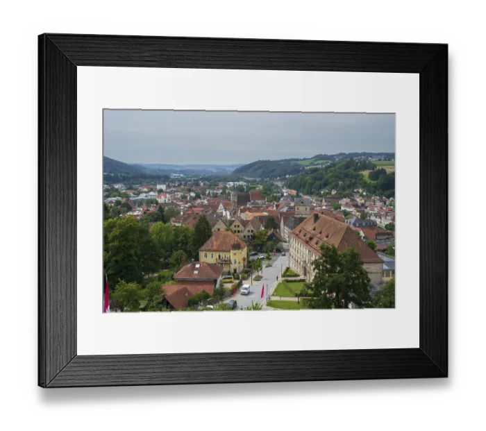 Framed Print : View of the city from Rosenberg Fortress