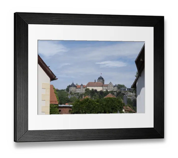 Framed Print : Rosenberg Fortress, Obere Altstadt Framed Print : Rosenberg Fortress, Obere Altstadt