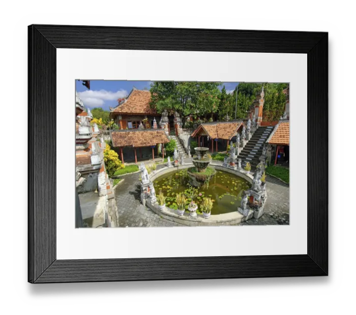 Framed Print : Old fountain in Brahma Vihara Arama Buddha Banjar Buddhist monastery Framed Print : Old fountain in Brahma Vihara Arama Buddha Banjar Buddhist monastery
