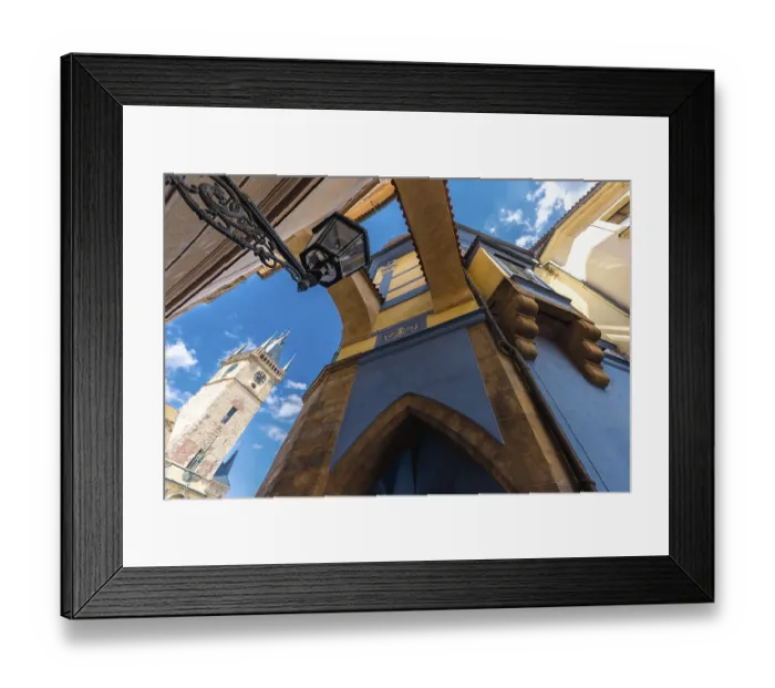Framed Print : Czechia, Prague Old Town city streets in historic city centre of Old Prague Framed Print : Czechia, Prague Old Town city streets in historic city centre of Old Prague