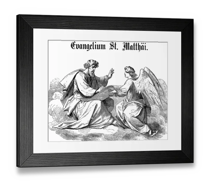 Framed Print : Introductory picture to the Gospel of Matthew Framed Print : Introductory picture to the Gospel of Matthew