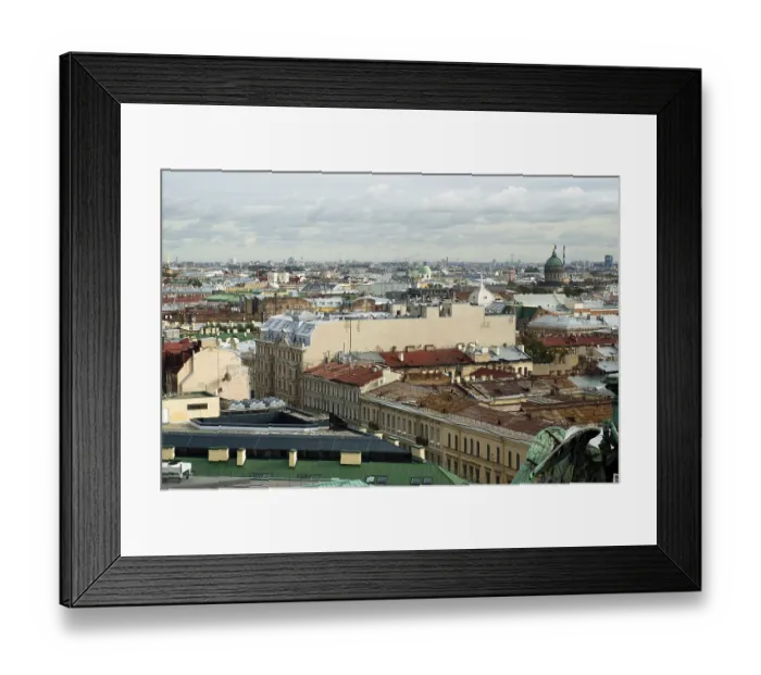 Framed Print : Building and roof - St. Petersburg Russia