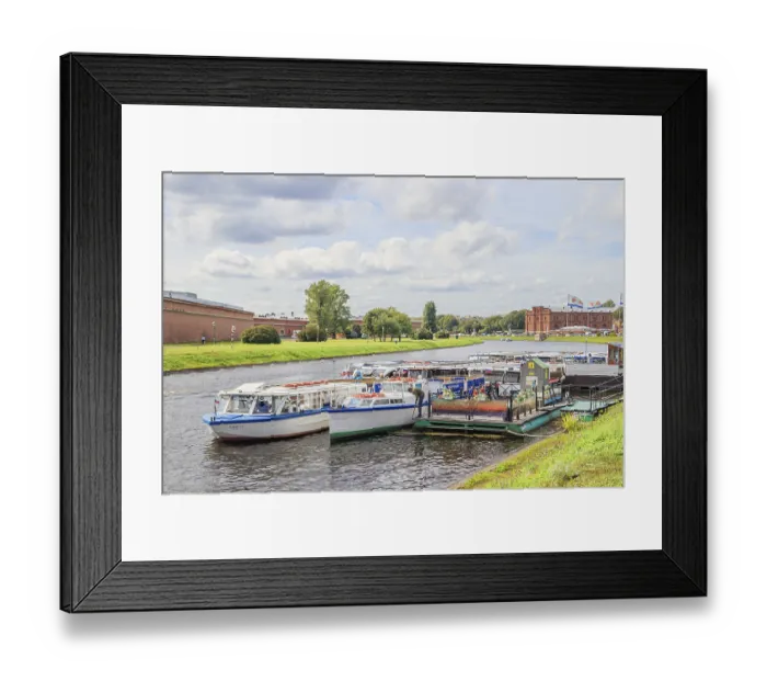Framed Print : The city center of St. Petersburg
