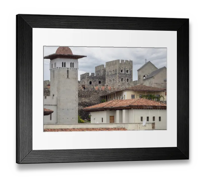 Framed Print : Tower of Rabati castle in Akhaltsikhe town