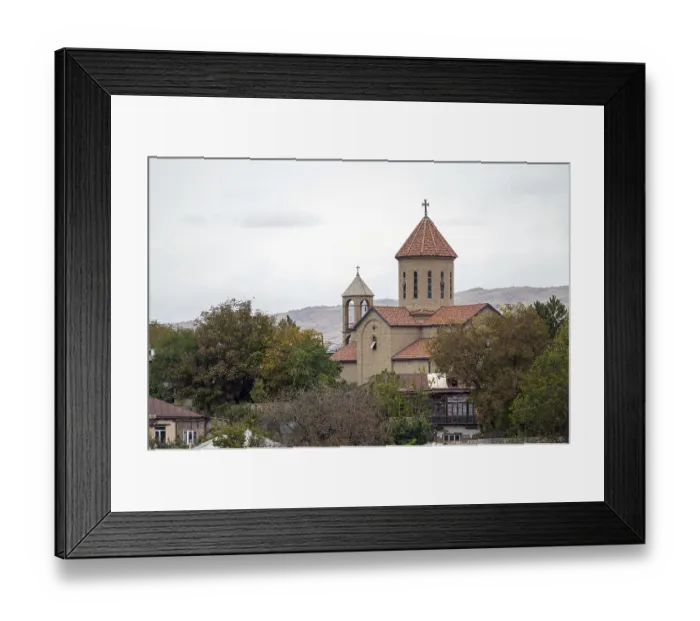 Framed Print : Temple of Saint Marina in Akhaltsikhe, Georgia