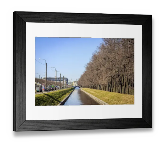 Framed Print : Lebyazhya Canal of St. Petersburg