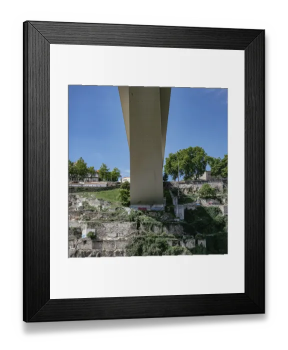 Framed Print : Bridges over Douro River in Porto, Portugal