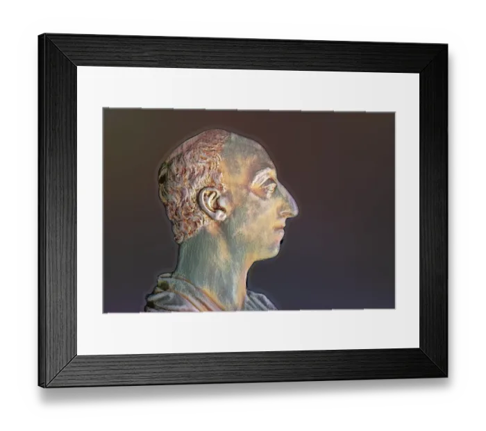 Framed Print : Portrait of James Hutton, 1726 - 1797