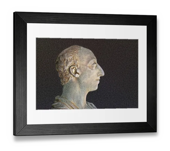 Framed Print : Portrait of James Hutton, 1726 - 1797