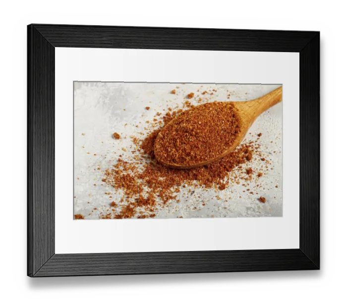 Framed Print : Svan salt, wooden spoon, spices of Georgia Framed Print : Svan salt, wooden spoon, spices of Georgia